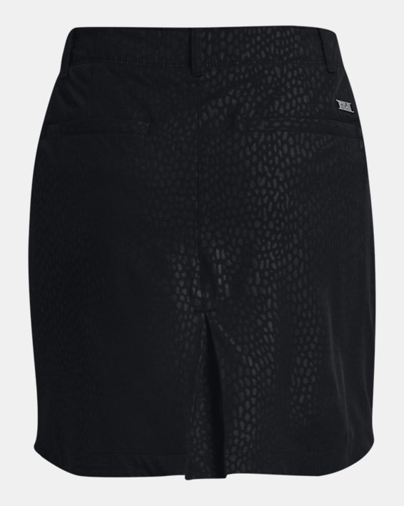 Falda-pantalón con estampado UA Links Woven para mujer, Black, pdpMainDesktop image number 6